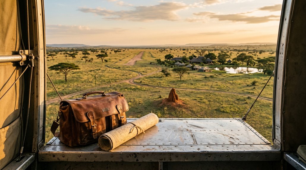 safari flight connection logistics